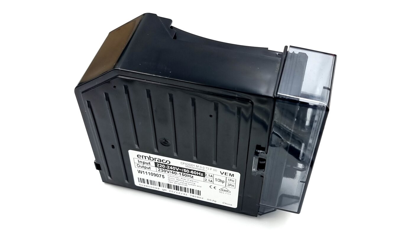 Moduł silnika (falownik) lodówki Whirlpool / Indesit Embraco CF02D01 VEM OB FC PFC W11109075